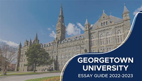 how many essays does georgetown require