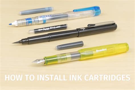 how to assemble a calligraphy pen: the art of choosing ink